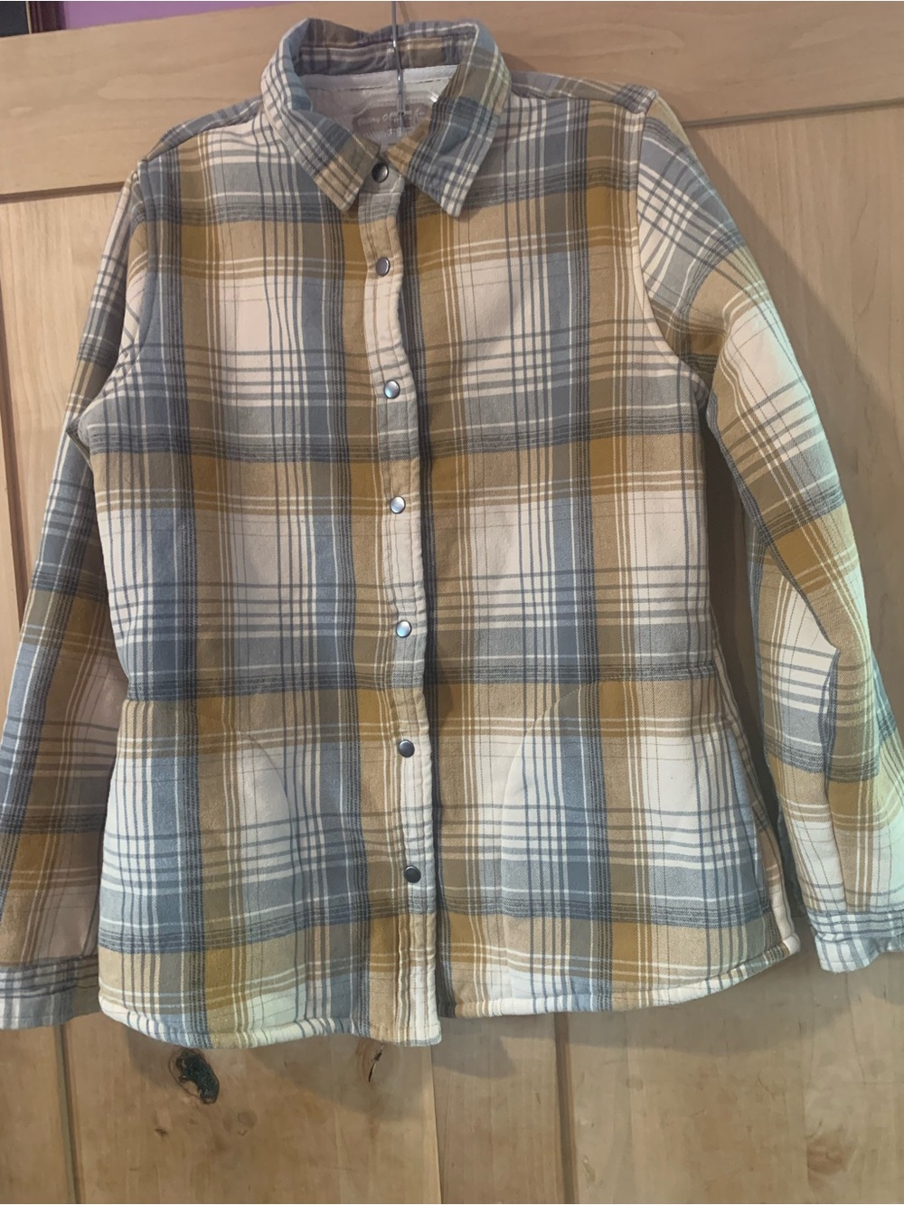 Women’s Victory Outfitters Snap-Front Sherpa-lined Plaid Utility Shacket